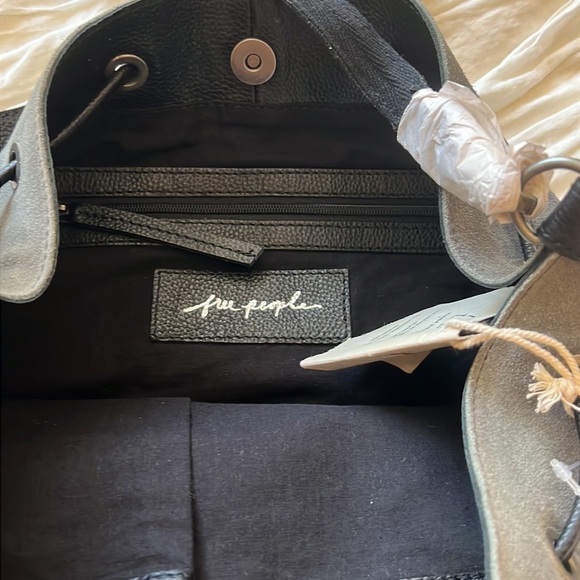 Free People Leather Shoulder Bag - Picture 3 of 5